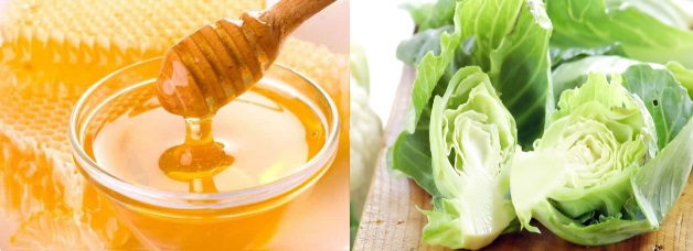 мед и капустный лист